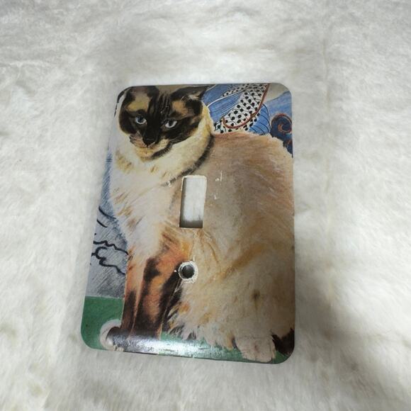 None Accessories - VTG kitschy cat switch plate cover